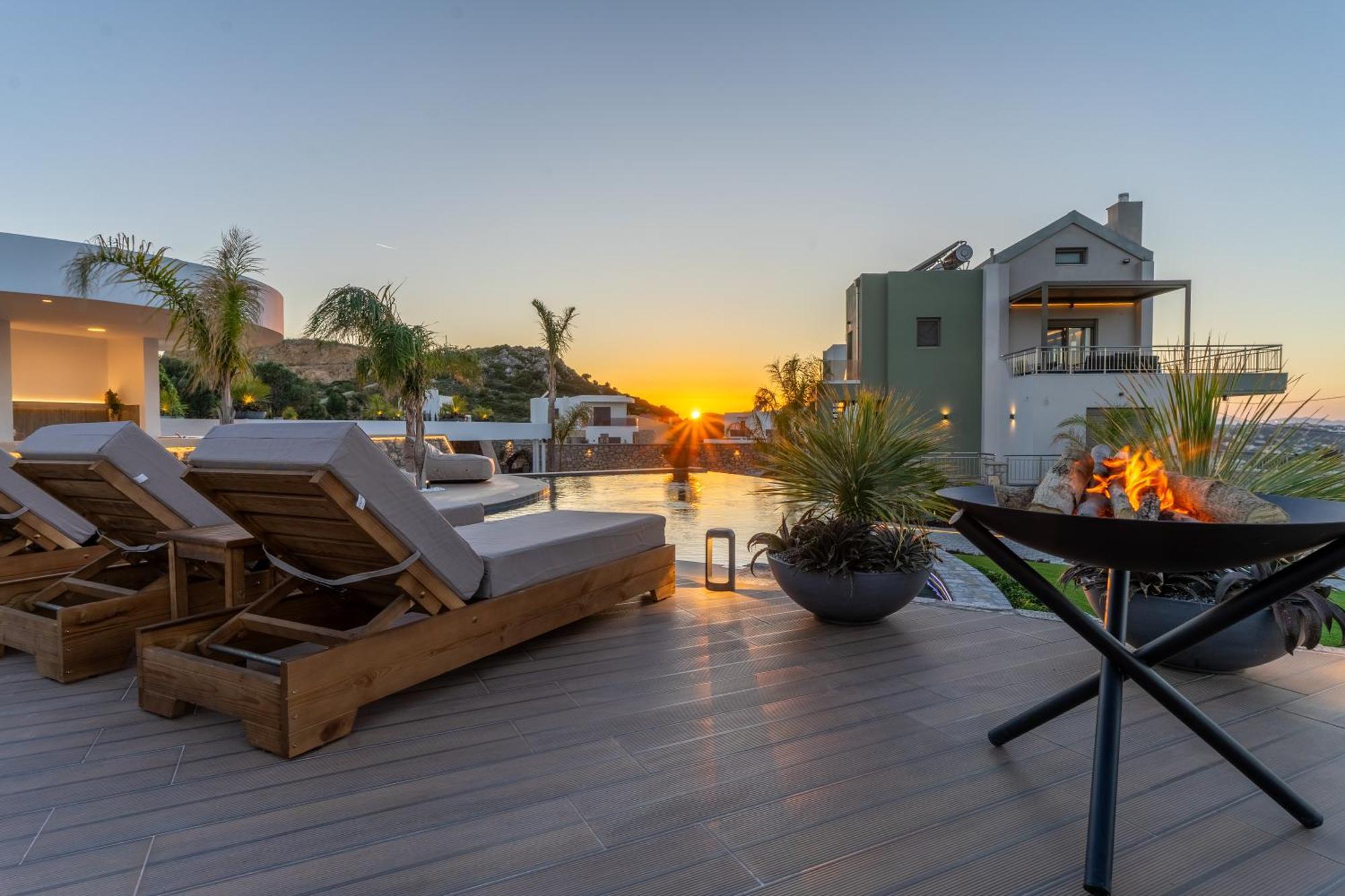Rhode Luxury Villa Kalithies Esterno foto