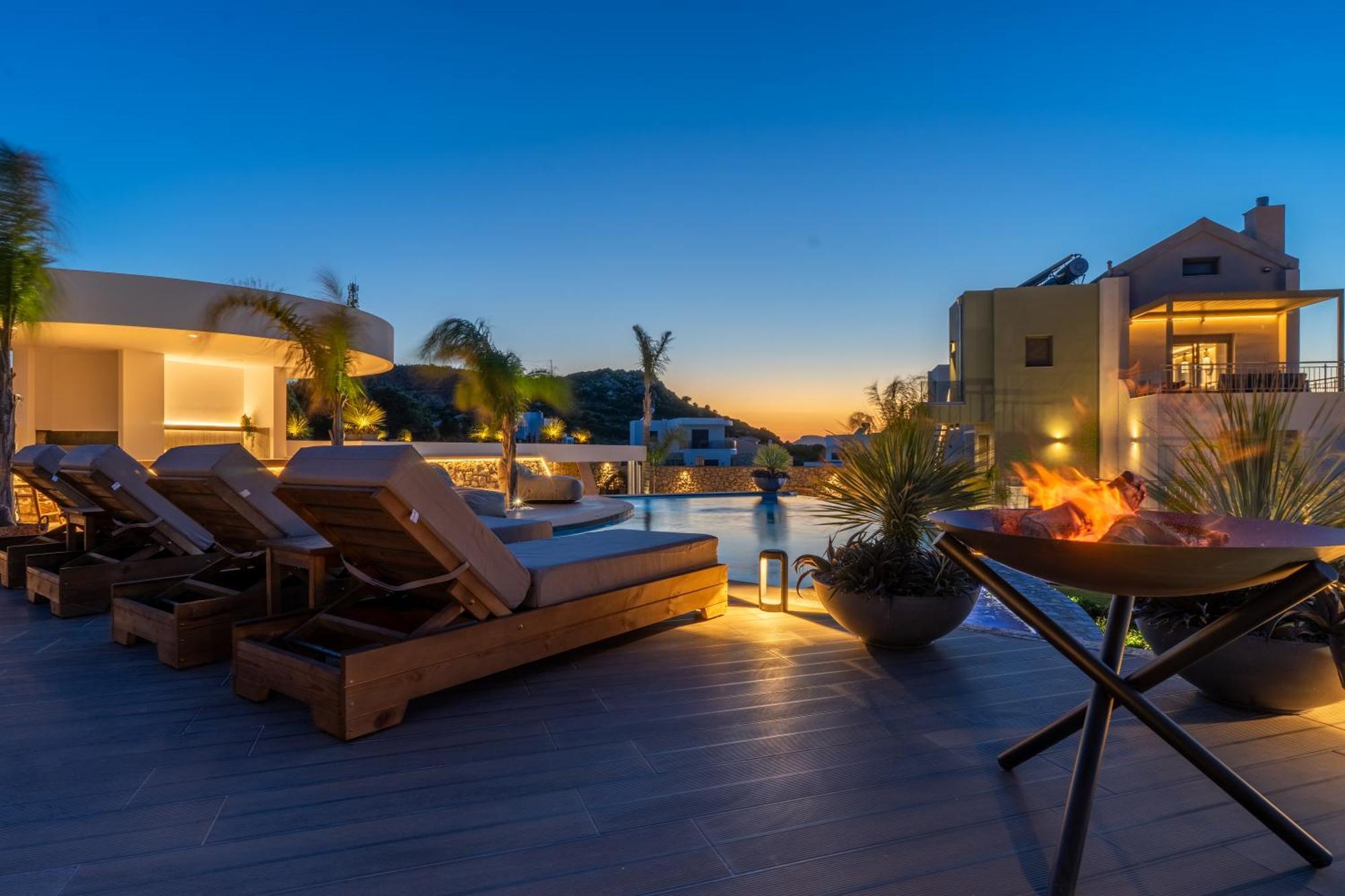Rhode Luxury Villa Kalithies Esterno foto